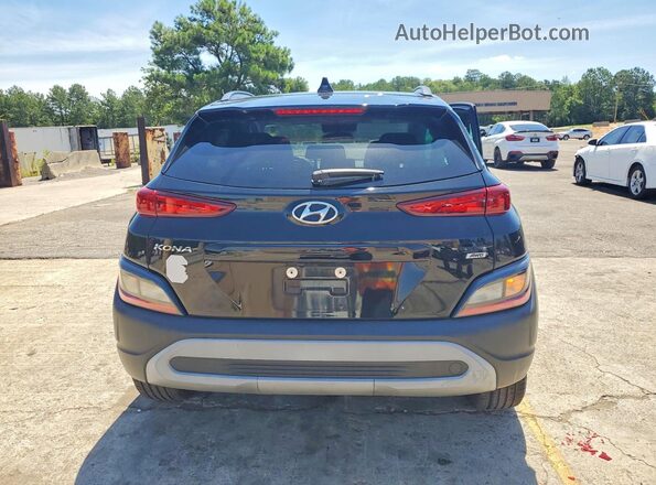 KM8K3CAB7PU957645 2023 HYUNDAI KONA Black Հետևի տեսք