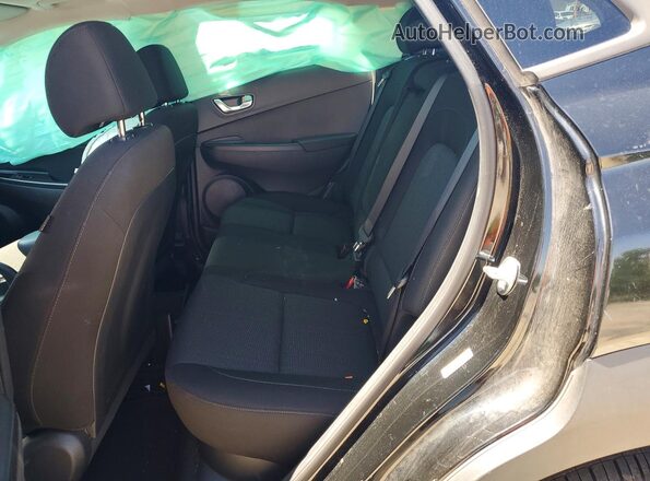 KM8K3CAB7PU957645 2023 HYUNDAI KONA Black Հետևի նստատեղերի տեսք