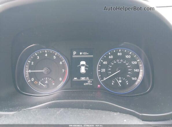 KM8K3CAB8NU759072 2022 HYUNDAI KONA Gray უკანა სავარძლების ხედი