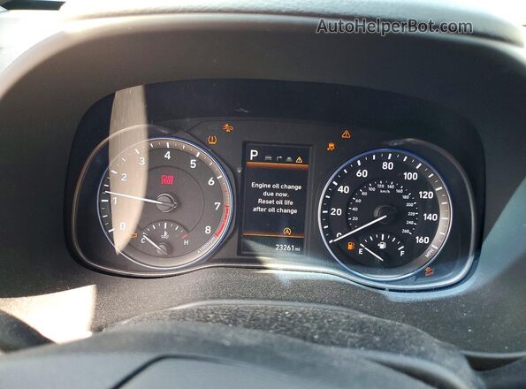 KM8K3CAB9PU053389 2023 HYUNDAI KONA Gray Instrument cluster view