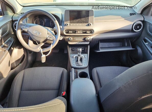 KM8K3CABXNU907562 2022 HYUNDAI KONA Gray Вид панелі приладів