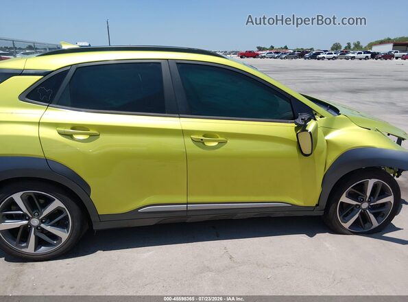 KM8K53A51LU504104 2020 HYUNDAI KONA Green Вид задньої частини салону