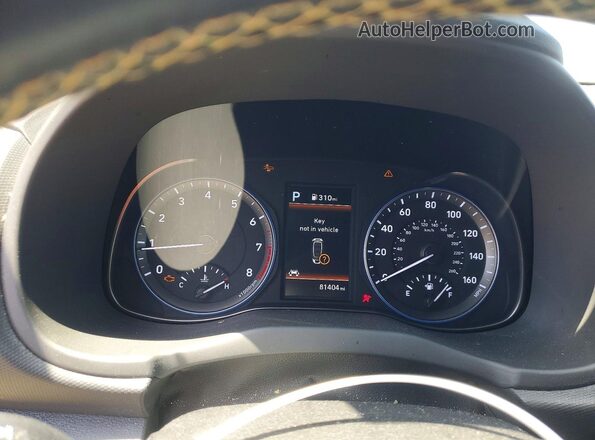KM8K53A51LU565761 2020 HYUNDAI KONA Green Вид щитка приладів