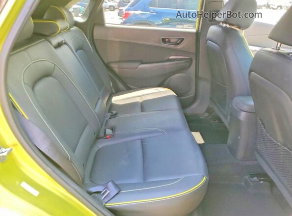 KM8K53A51LU565761 2020 HYUNDAI KONA Green Вид задньої частини салону