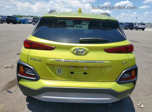 KM8K53A51LU565761 2020 HYUNDAI KONA Green Вид ззаду