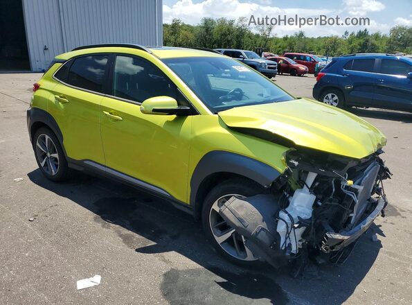 KM8K53A51LU565761 2020 HYUNDAI KONA Green Передня права чверть