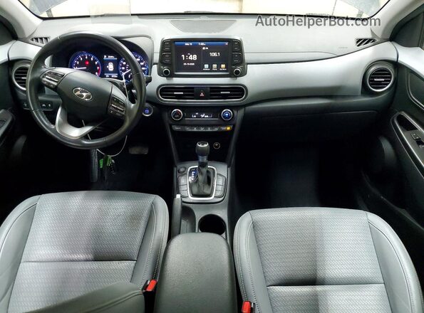KM8K53A51LU583242 2020 HYUNDAI KONA Gray წინა პანელის ხედი