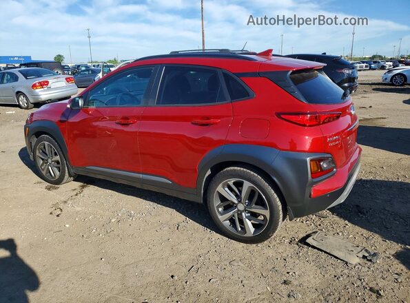 KM8K53A52LU476801 2020 HYUNDAI KONA Red Trasero izquierdo
