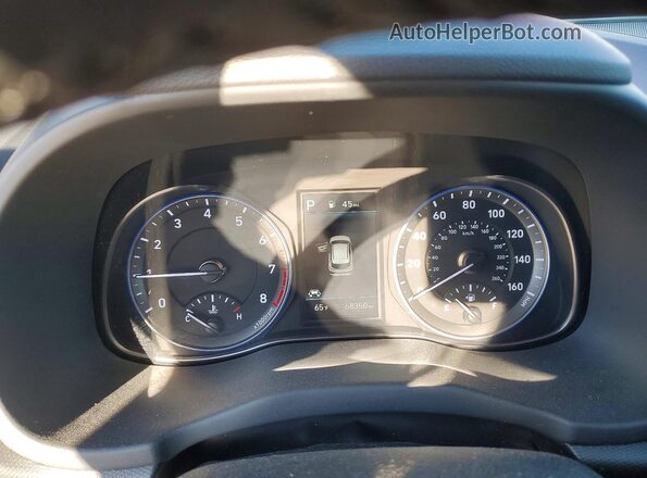 KM8K53A52LU476801 2020 HYUNDAI KONA Red Vista del cuadro de instrumentos