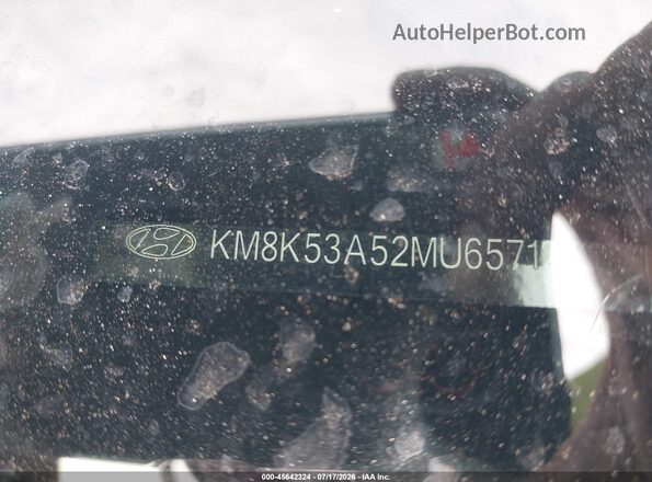 KM8K53A52MU657124 2021 HYUNDAI KONA Red Engine compartment view