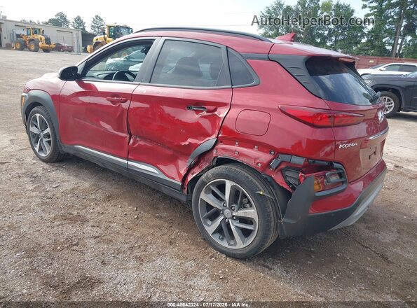 KM8K53A52MU657124 2021 HYUNDAI KONA Red Rear left