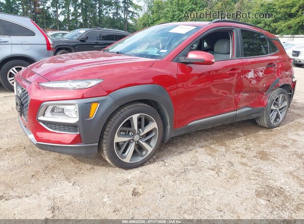 KM8K53A52MU657124 2021 HYUNDAI KONA Red Front left