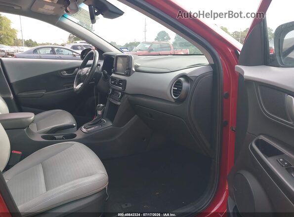 KM8K53A52MU657124 2021 HYUNDAI KONA Red Front interior view