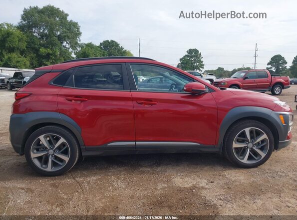 KM8K53A52MU657124 2021 HYUNDAI KONA Red Rear interior view