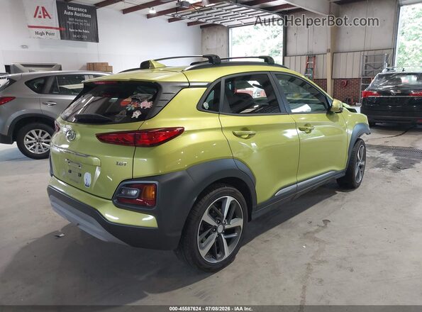 KM8K53A53LU527383 2020 HYUNDAI KONA Зеленый Задняя правая четверть