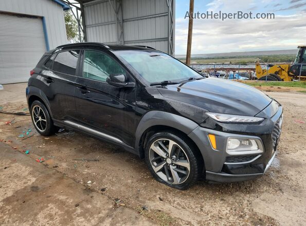 KM8K53A54LU548775 2020 HYUNDAI KONA Black Передня права чверть