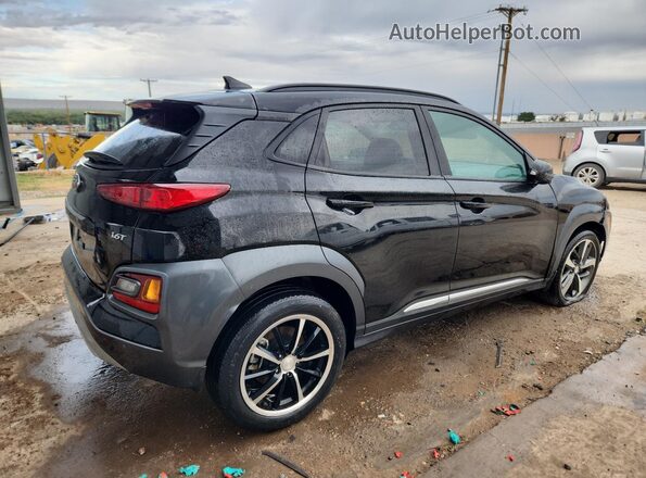 KM8K53A54LU548775 2020 HYUNDAI KONA Black Задня права чверть