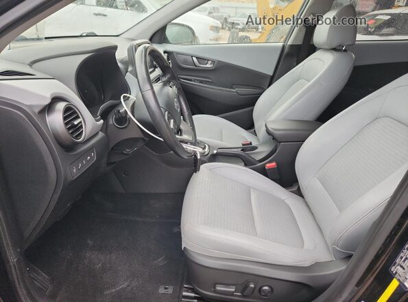 KM8K53A54LU548775 2020 HYUNDAI KONA Black Вид салону спереду