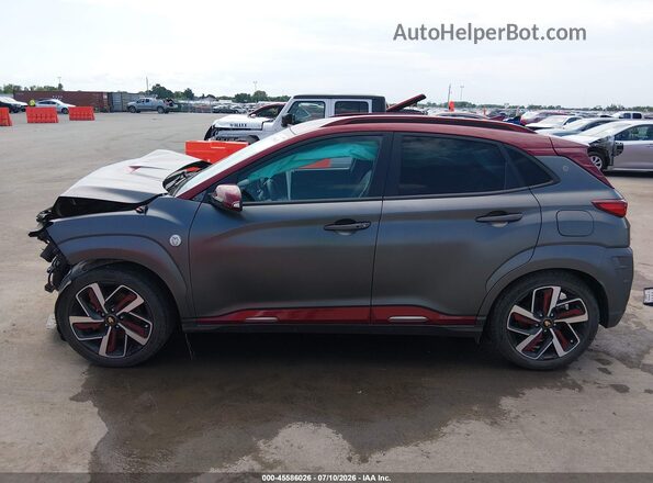 KM8K53A55KU321013 2019 HYUNDAI KONA Серый 