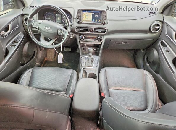 KM8K53A57LU422748 2020 HYUNDAI KONA Gray Вид панелі приладів