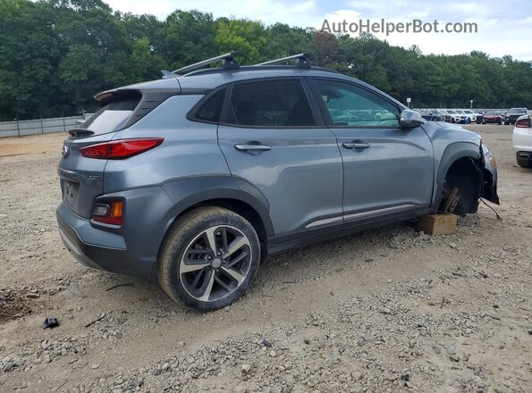 KM8K53A59MU644547 2021 HYUNDAI KONA Синий Задняя правая четверть
