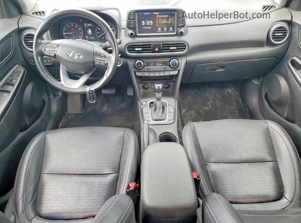 KM8K53A59MU644547 2021 HYUNDAI KONA Синий Вид панели приборов
