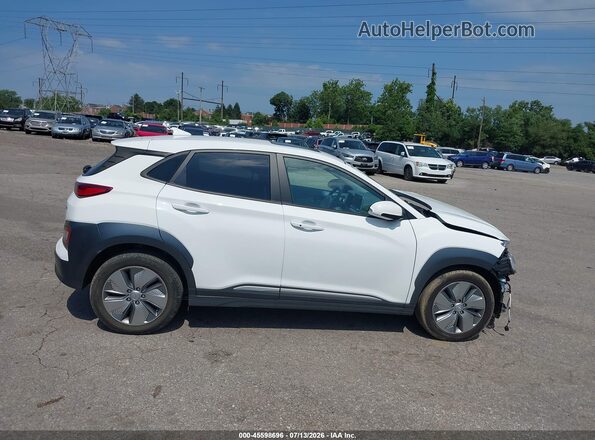 KM8K53AG2MU129004 2021 HYUNDAI KONA ELECTRIC White Widok zestawu wskaźników