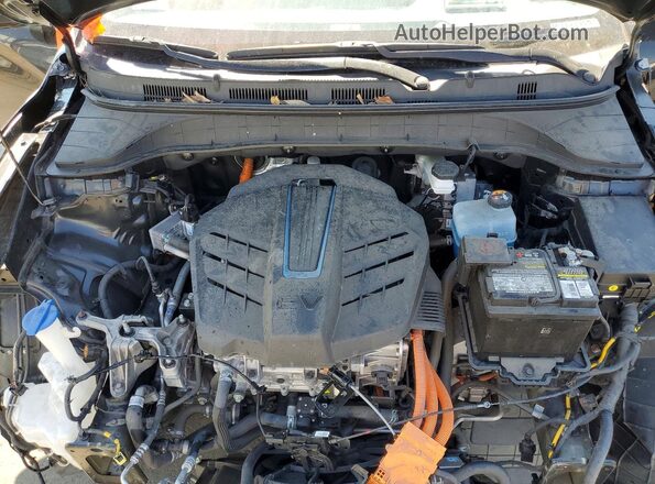 KM8K53AG4MU123950 2021 HYUNDAI KONA Black Vista del compartimento del motor