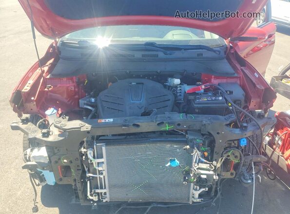 KM8K53AG8LU082270 2020 HYUNDAI KONA Red Widok komory silnika