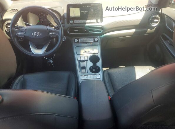 KM8K53AG8LU082270 2020 HYUNDAI KONA Red Widok deski rozdzielczej