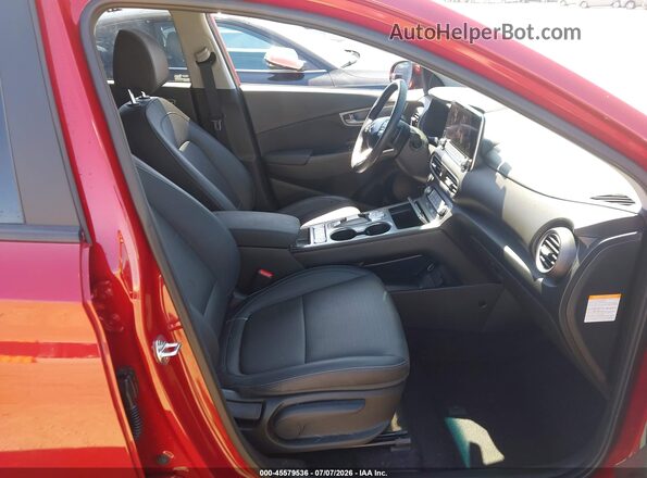 KM8K53AG9LU063288 2020 HYUNDAI KONA ELECTRIC Red Front interior view