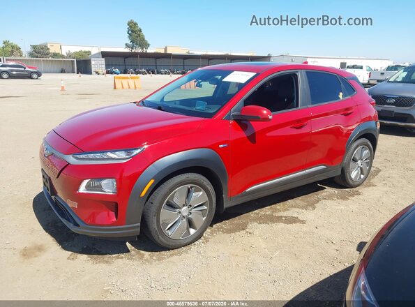 KM8K53AG9LU063288 2020 HYUNDAI KONA ELECTRIC Red Front left