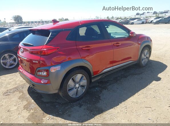 KM8K53AG9LU063288 2020 HYUNDAI KONA ELECTRIC Red Rear right