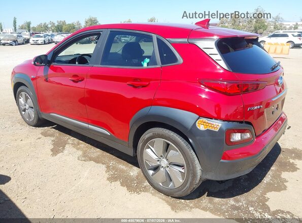 KM8K53AG9LU063288 2020 HYUNDAI KONA ELECTRIC Red Rear left