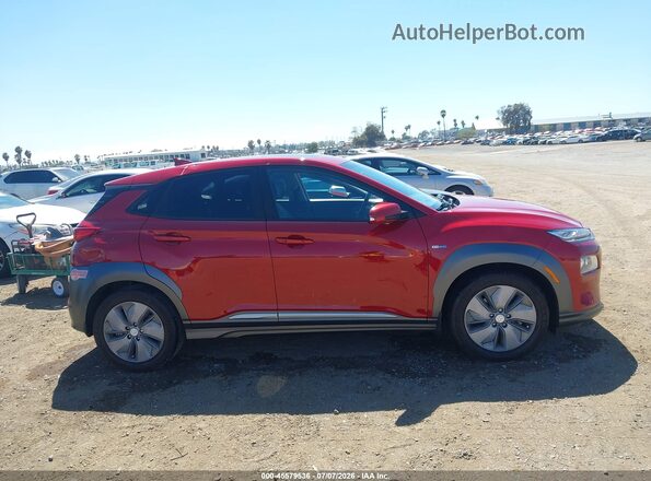 KM8K53AG9LU063288 2020 HYUNDAI KONA ELECTRIC Red Rear interior view