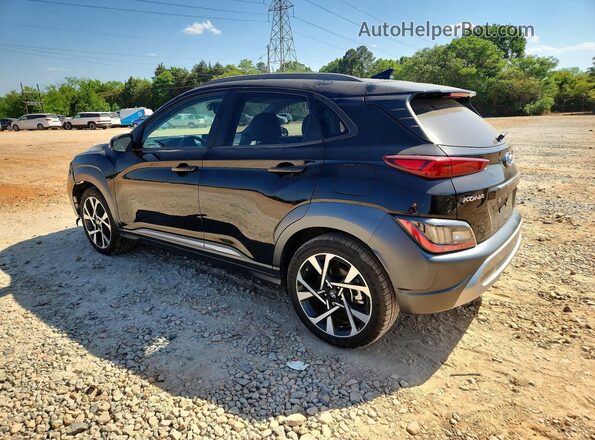 KM8K5CA33PU048644 2023 HYUNDAI KONA Black Trasero izquierdo