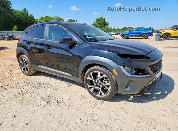 KM8K5CA33PU048644 2023 HYUNDAI KONA Black Delantero derecho
