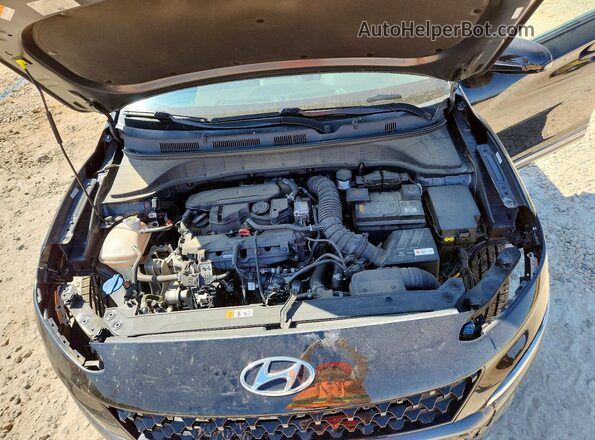 KM8K5CA33PU048644 2023 HYUNDAI KONA Black Vista del compartimento del motor
