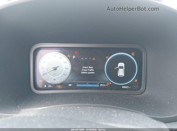 KM8K5CA36NU804268 2022 HYUNDAI KONA Белый Вид задних сидений