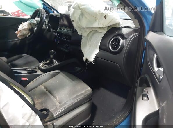 KM8K5CA38PU953798 2023 HYUNDAI KONA Light Blue Սալոնի դիմացի տեսք