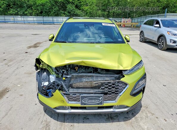 KM8K5CA50LU463738 2020 HYUNDAI KONA Green Front view