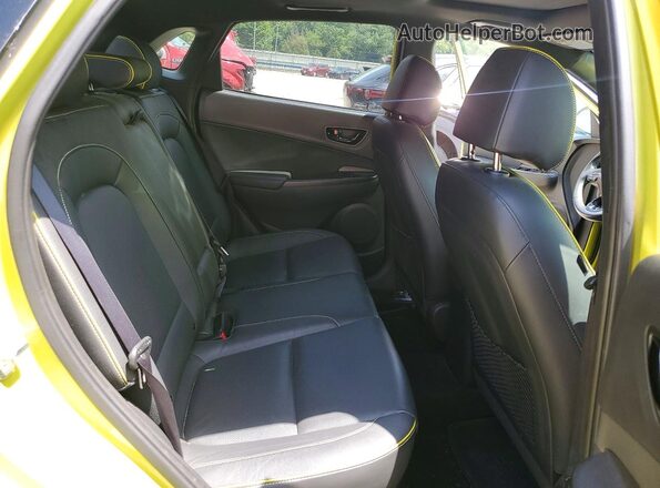 KM8K5CA50LU463738 2020 HYUNDAI KONA Green Rear interior view