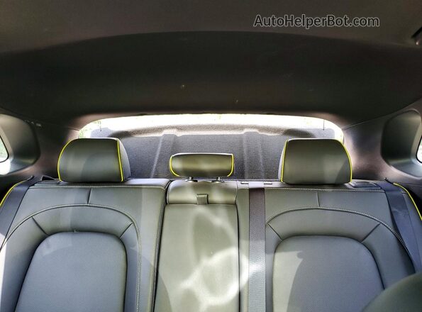 KM8K5CA50LU463738 2020 HYUNDAI KONA Green Rear seats view