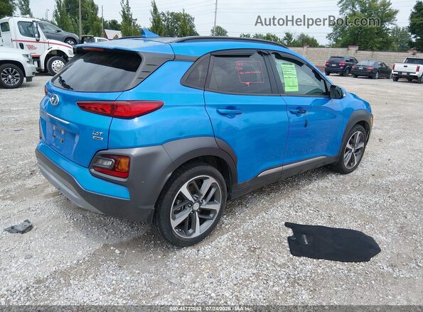 KM8K5CA51LU548538 2020 HYUNDAI KONA Blue Tył prawy