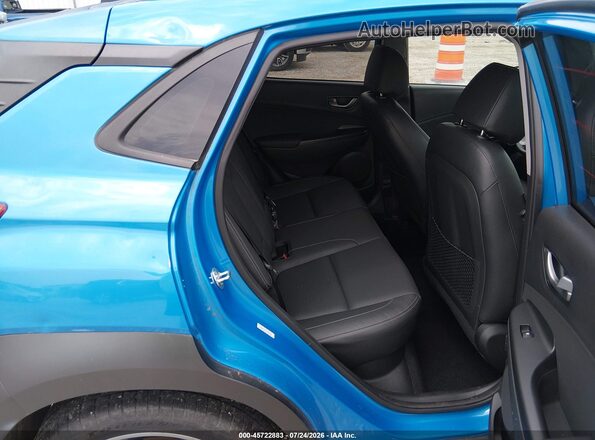 KM8K5CA51LU548538 2020 HYUNDAI KONA Blue Widok naklejki z numerem VIN