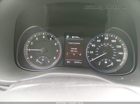 KM8K5CA51LU548538 2020 HYUNDAI KONA Blue Widok tylnych siedzeń