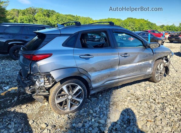 KM8K5CA53MU610992 2021 HYUNDAI KONA Gray Հետևի աջ