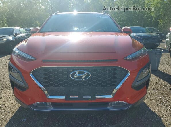 KM8K5CA54LU459899 2020 HYUNDAI KONA Orange Widok z przodu