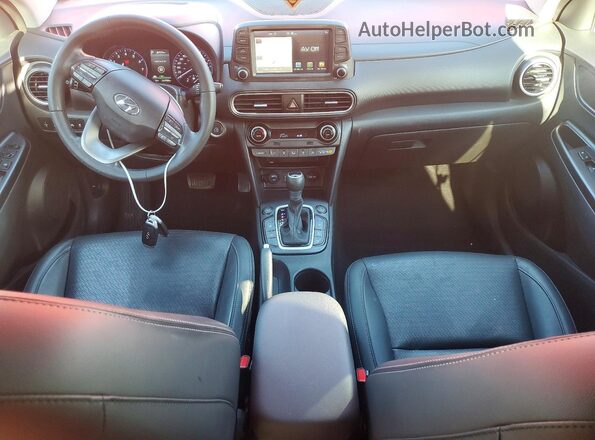KM8K5CA54LU459899 2020 HYUNDAI KONA Orange Widok deski rozdzielczej
