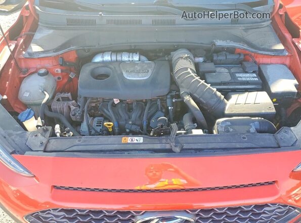 KM8K5CA54LU459899 2020 HYUNDAI KONA Orange Widok komory silnika